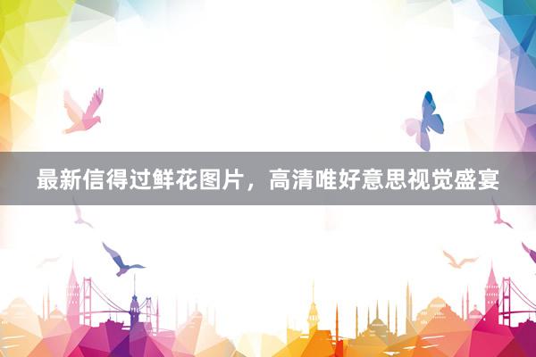 最新信得过鲜花图片，高清唯好意思视觉盛宴